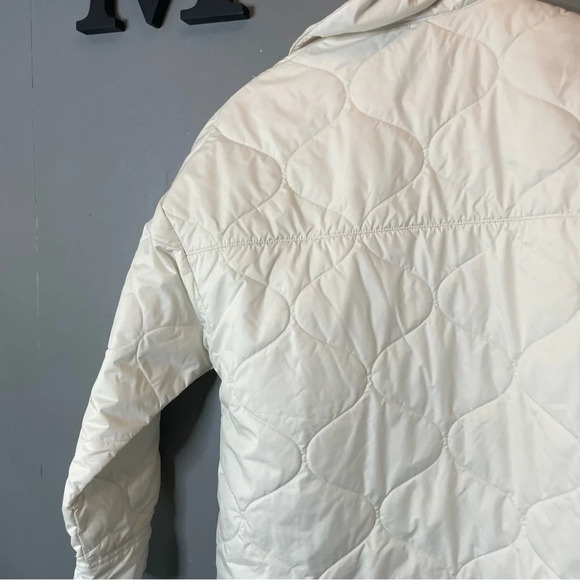 Nike Sportswear Essential Women's Quilted Trench Jacket white size xs - Picture 9 of 12